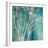 Blue Birch Flipped-Julia Purinton-Framed Art Print