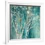 Blue Birch Flipped-Julia Purinton-Framed Art Print