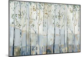 Blue Birch Forest Glade-Allison Pearce-Mounted Art Print