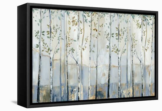 Blue Birch Forest Glade-Allison Pearce-Framed Stretched Canvas