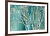 Blue Birch Horizontal-Julia Purinton-Framed Art Print