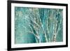 Blue Birch Horizontal-Julia Purinton-Framed Art Print