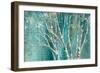 Blue Birch Horizontal-Julia Purinton-Framed Art Print