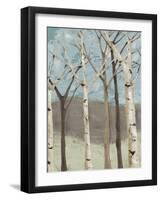 Blue Birches I-Jade Reynolds-Framed Art Print