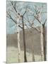 Blue Birches II-Jade Reynolds-Mounted Art Print