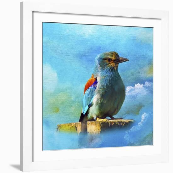 Blue Bird 2A-Ata Alishahi-Framed Giclee Print