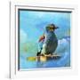 Blue Bird 2A-Ata Alishahi-Framed Giclee Print