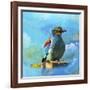 Blue Bird 2A-Ata Alishahi-Framed Giclee Print