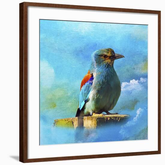 Blue Bird 2A-Ata Alishahi-Framed Giclee Print