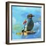 Blue Bird 2A-Ata Alishahi-Framed Giclee Print