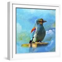 Blue Bird 2A-Ata Alishahi-Framed Giclee Print