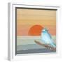 Blue Bird By Water-Tammy Kushnir-Framed Giclee Print