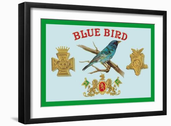 Blue Bird Cigars-null-Framed Art Print