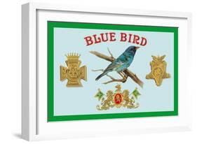 Blue Bird Cigars-null-Framed Art Print
