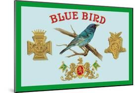 Blue Bird Cigars-null-Mounted Art Print