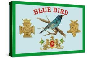 Blue Bird Cigars-null-Stretched Canvas