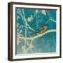 Blue Bird I-Anna Polanski-Framed Art Print