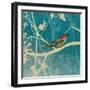 Blue Bird I-Anna Polanski-Framed Art Print