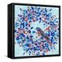Blue Bird I-Irina Trzaskos Studios-Framed Stretched Canvas