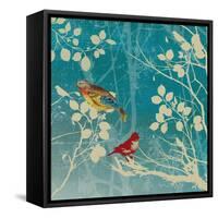 Blue Bird II-Anna Polanski-Framed Stretched Canvas