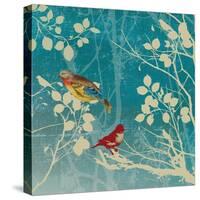 Blue Bird II-Anna Polanski-Stretched Canvas
