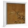 Blue Bird on a Plum Branch with Bamboo (13th/14th Century)-null-Framed Giclee Print