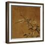 Blue Bird on a Plum Branch with Bamboo (13th/14th Century)-null-Framed Giclee Print