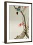 Blue Bird on a Plum Tree-Koson Ohara-Framed Giclee Print