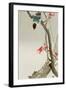 Blue Bird on a Plum Tree-Koson Ohara-Framed Giclee Print