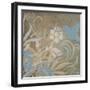 Blue Bird Silhouette II-Hakimipour-ritter-Framed Art Print