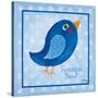 Blue Bird-Elizabeth Medley-Stretched Canvas