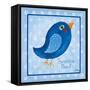 Blue Bird-Elizabeth Medley-Framed Stretched Canvas