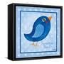 Blue Bird-Elizabeth Medley-Framed Stretched Canvas