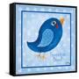 Blue Bird-Elizabeth Medley-Framed Stretched Canvas