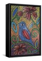 Blue Bird-Karla Gerard-Framed Stretched Canvas