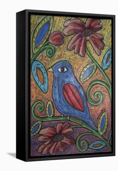 Blue Bird-Karla Gerard-Framed Stretched Canvas