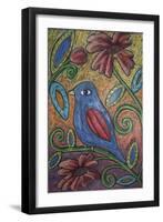 Blue Bird-Karla Gerard-Framed Premium Giclee Print