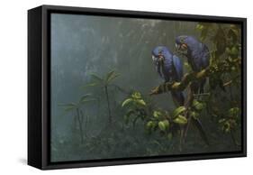 Blue Birds-Michael Jackson-Framed Stretched Canvas