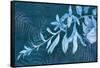 Blue Bloom Symphony-Jacob Q-Framed Stretched Canvas