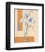 Blue Blossom I-Bjoern Baar-Framed Art Print