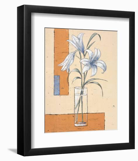 Blue Blossom I-Bjoern Baar-Framed Art Print