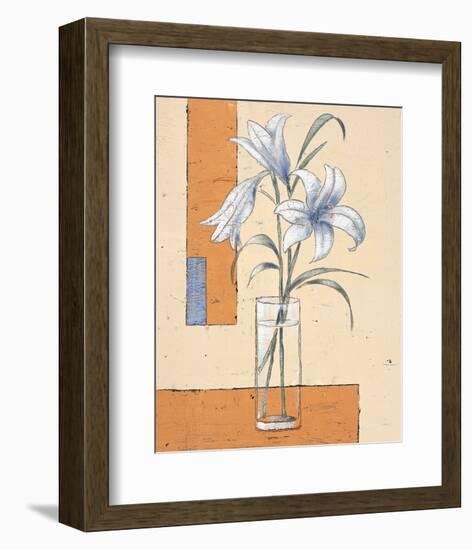 Blue Blossom I-Bjoern Baar-Framed Art Print