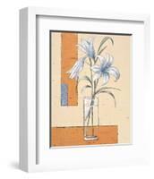 Blue Blossom I-Bjoern Baar-Framed Art Print