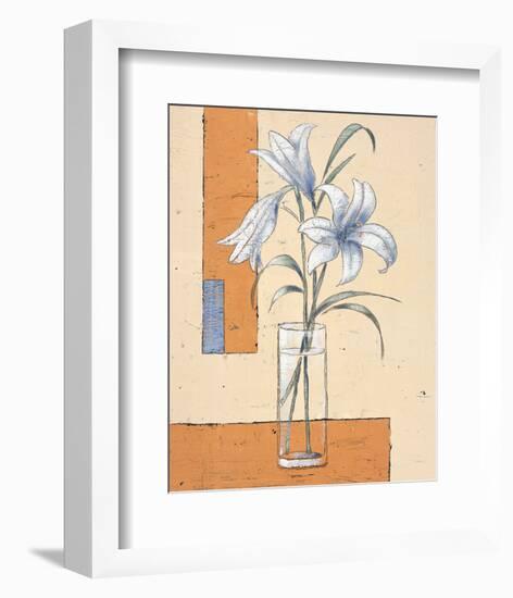 Blue Blossom I-Bjoern Baar-Framed Art Print