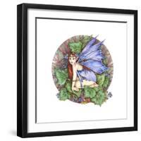 Blue Blossom-Linda Ravenscroft-Framed Giclee Print