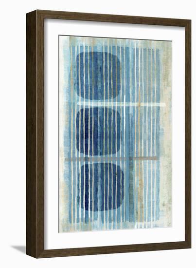 Blue Blue Horizon II-Flora Kouta-Framed Art Print