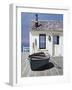 Blue Boat on Deck-Zhen-Huan Lu-Framed Photographic Print