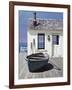 Blue Boat on Deck-Zhen-Huan Lu-Framed Photographic Print