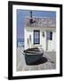 Blue Boat on Deck-Zhen-Huan Lu-Framed Photographic Print