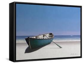 Blue Boat-Zhen-Huan Lu-Framed Stretched Canvas